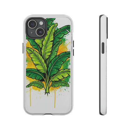 Tropical Banana Leaf Phone Case — Vibrant Green Plant Protector
