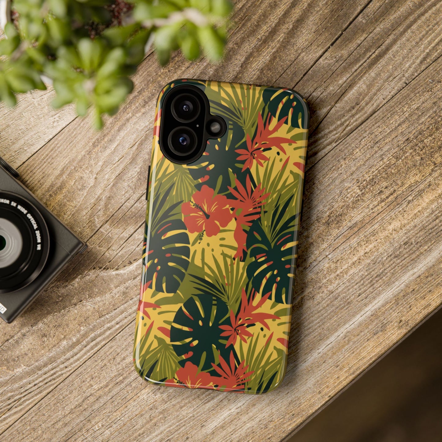 Tropical Hibiscus Phone Case — Durable Floral iPhone Protection