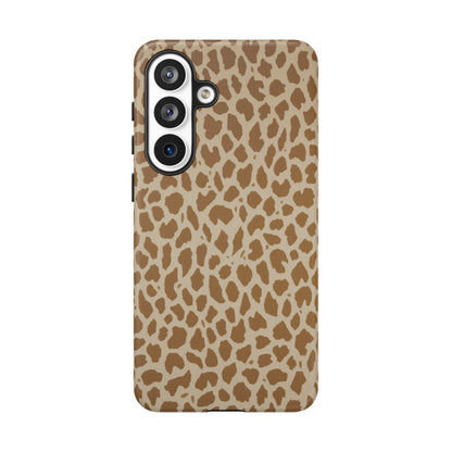 Leopard Print Tough Phone Case — Slim Protective Animal Pattern