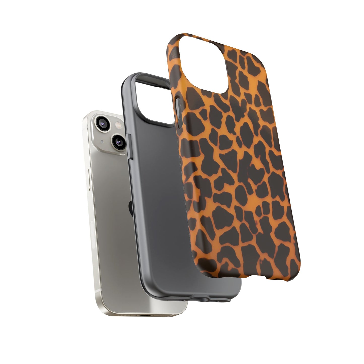 Leopard Print Tough Phone Case — Slim Protective iPhone Cover