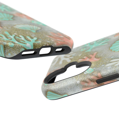 Seashell Coral Magnetic Impact Phone Case
