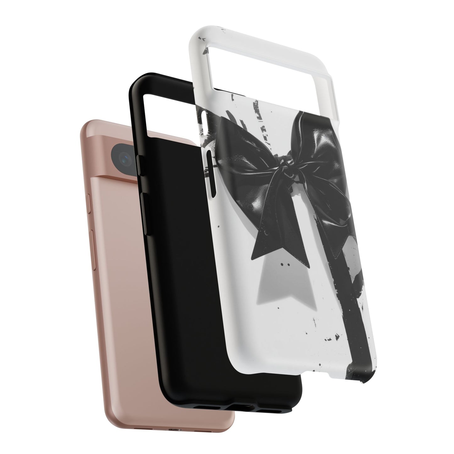 Phone Case — Black Bow Graphic Protective Cover