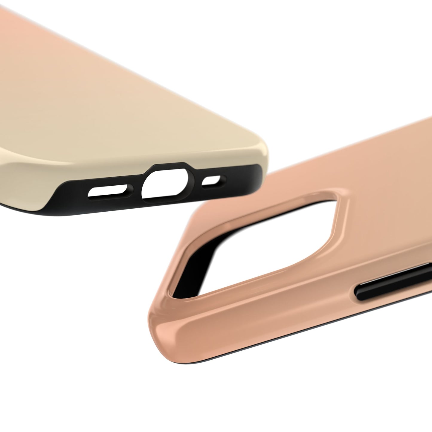 Gradient Tough Phone Case — Peach Ombre Protective Cover