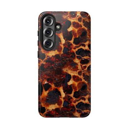 Tortoiseshell Phone Case — Protective iPhone Cover with Classic Amber Pattern