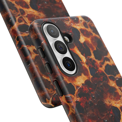 Tortoiseshell Phone Case — Protective iPhone Cover with Classic Amber Pattern