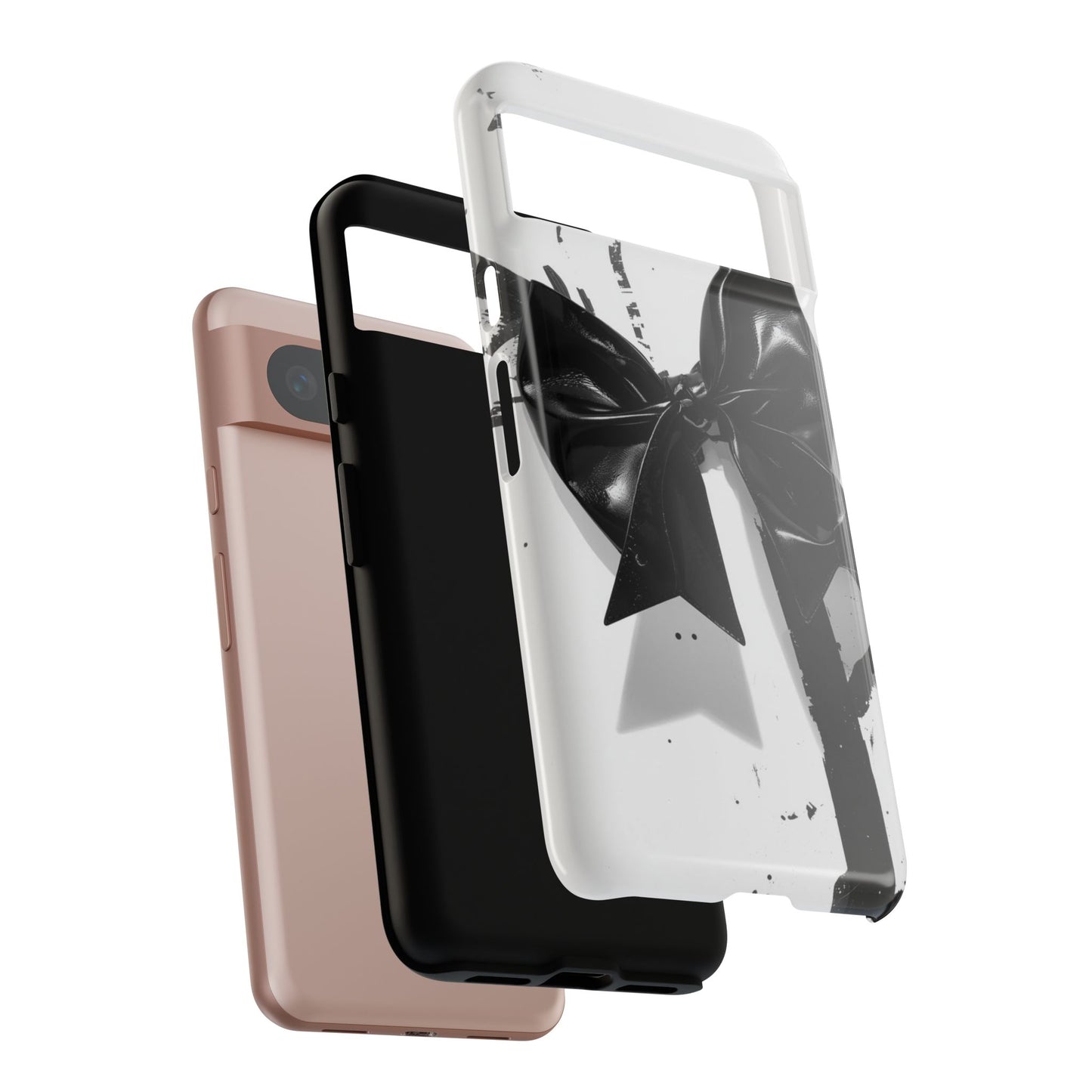 Phone Case — Black Bow Graphic Protective Cover