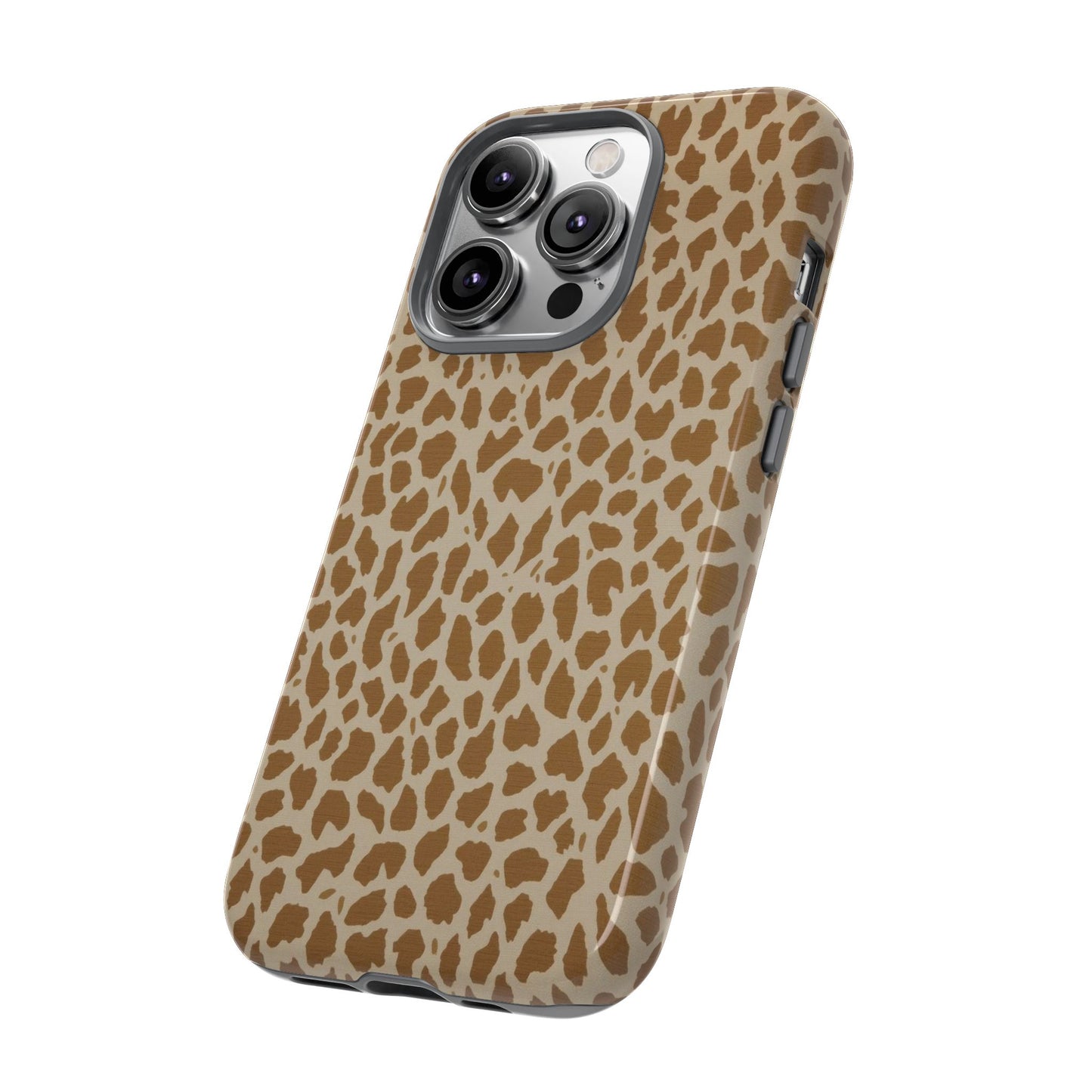 Leopard Print Tough Phone Case — Slim Protective Animal Pattern