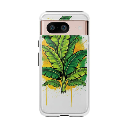 Tropical Banana Leaf Phone Case — Vibrant Green Plant Protector