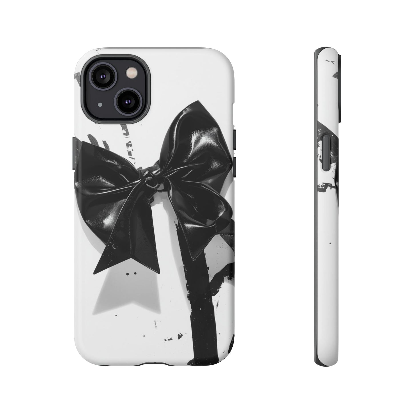 Phone Case — Black Bow Graphic Protective Cover
