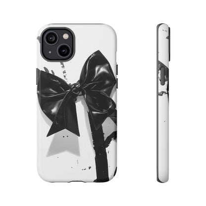 Phone Case — Black Bow Graphic Protective Cover