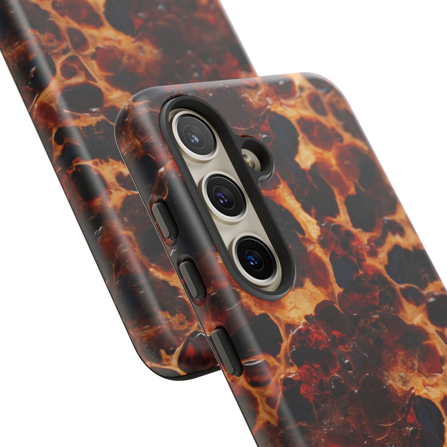Tortoiseshell Phone Case — Protective iPhone Cover with Classic Amber Pattern