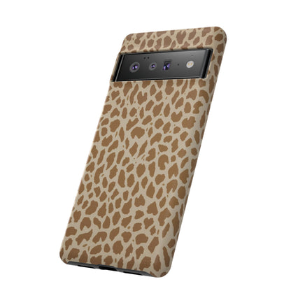 Leopard Print Tough Phone Case — Slim Protective Animal Pattern