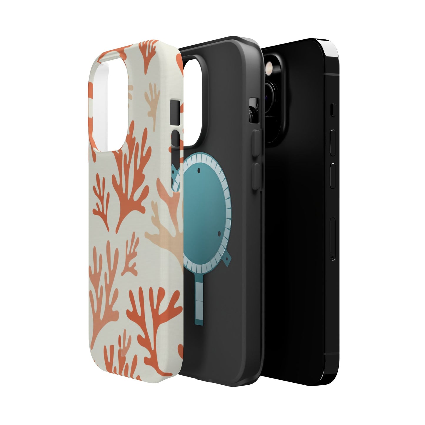 Coral Reef Magnetic Impact Phone Case — Protective MagSafe-Compatible Design