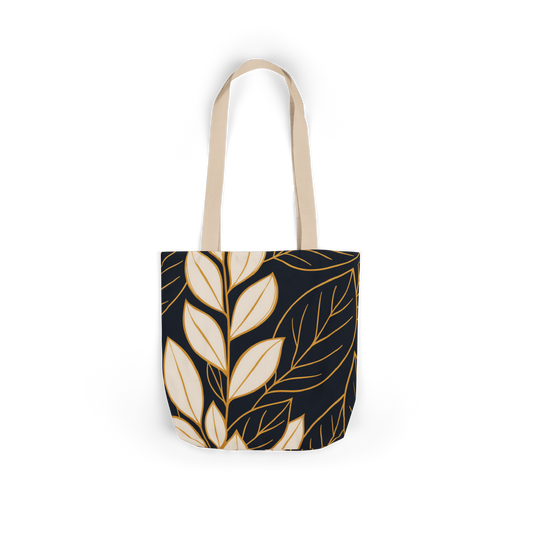 Goldline Canvas Leaf Tote Bag - Women's Everyday Utility Bag